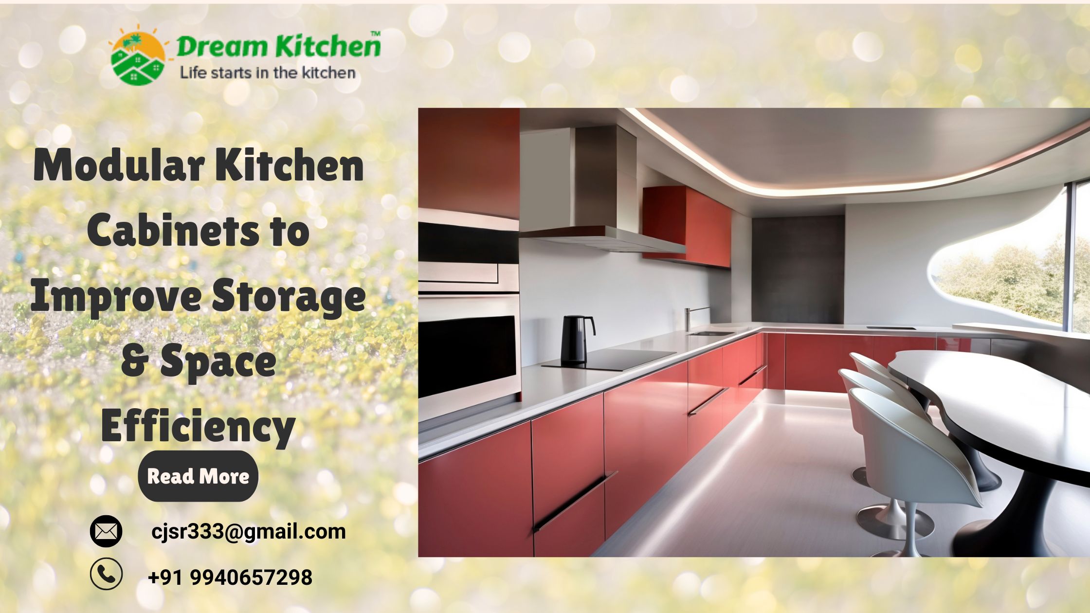 Modular Kitchen Cabinets to Improve Storage & Space Efficiency
