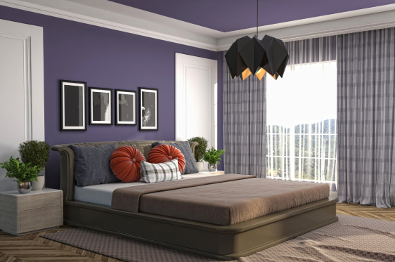 Smart bedroom in Chitlapakkam styled by expert interior designers with warm lighting.