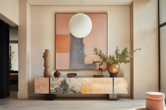 Contemporary Chic Living Room Interior Designers in Chennai