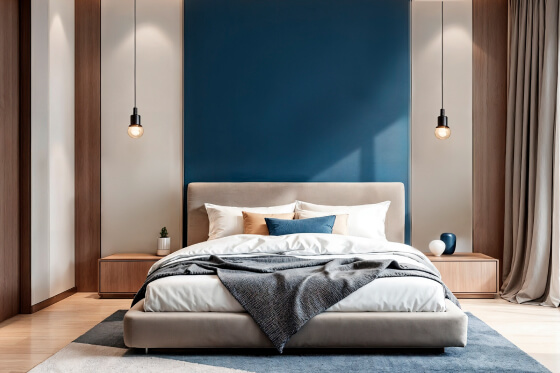 Stylish bedroom interiors in Chennai