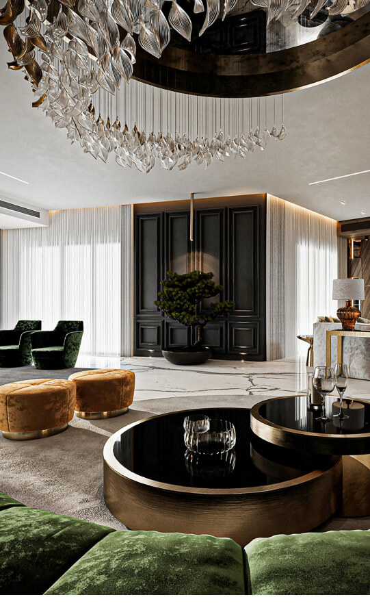 Ultra-modern luxury interior spaces