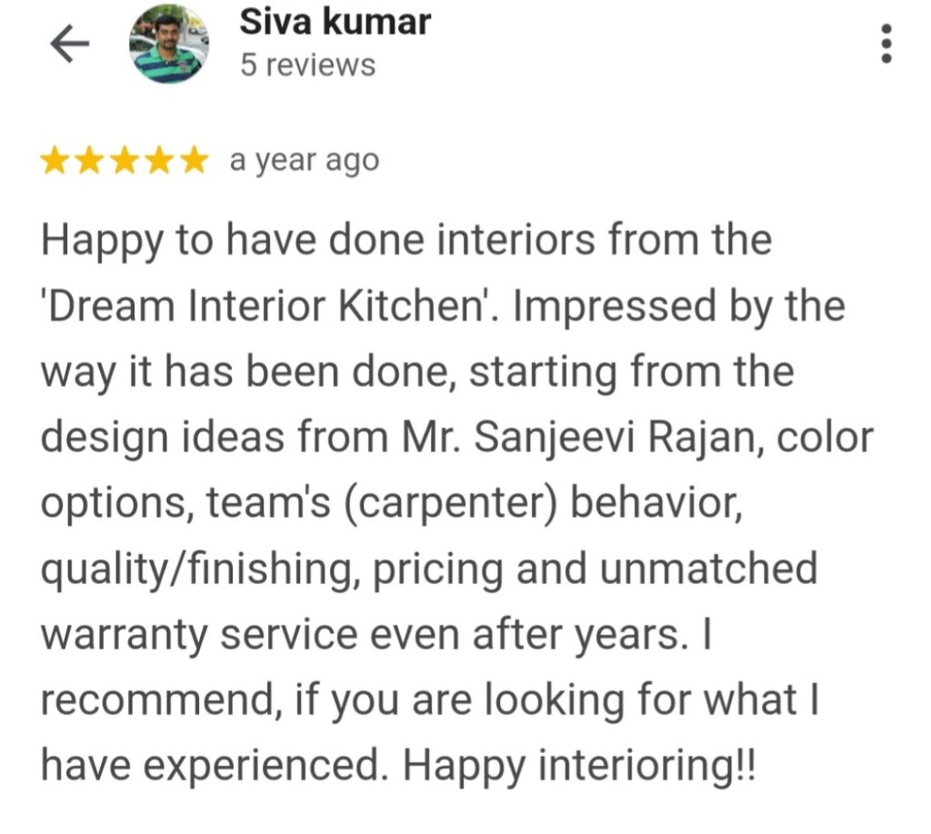 dream kitchen review