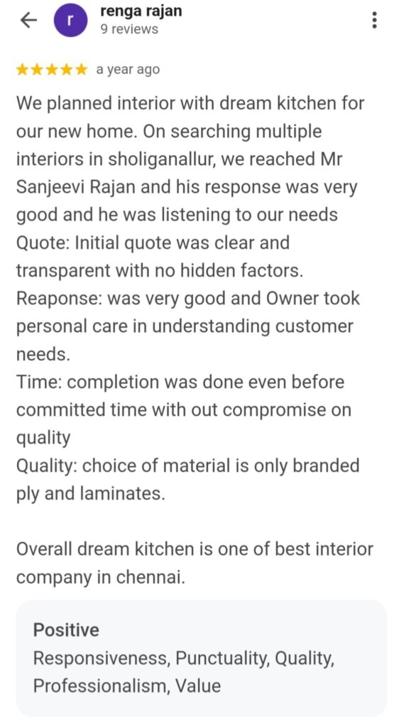 dream kitchen review