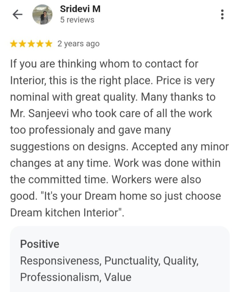 dream kitchen review