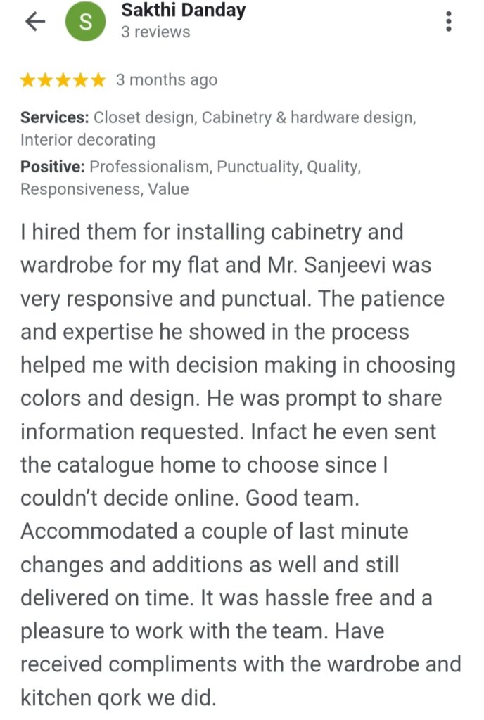 dream kitchen review