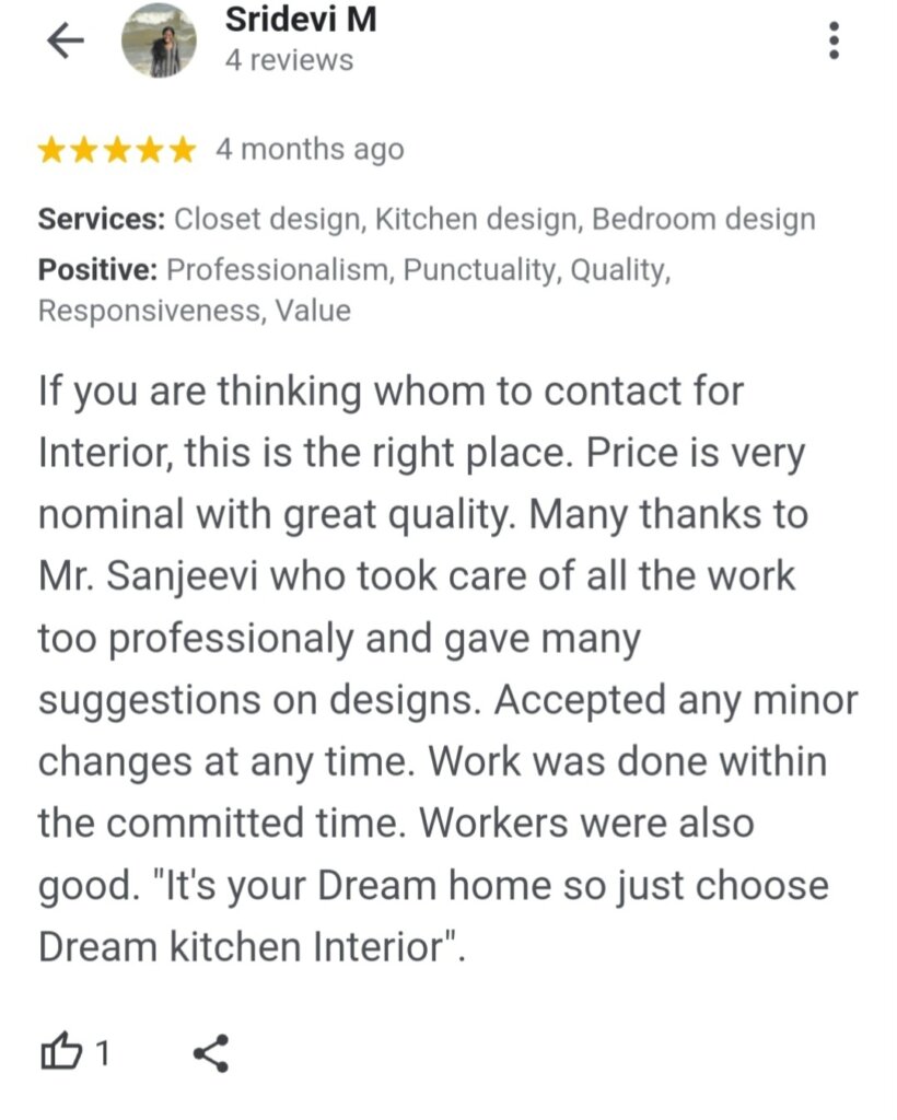 dream kitchen review